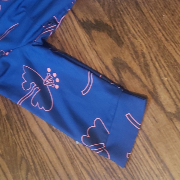 Women's Floral Evening Flare Vintage Midi Dress 3/4 Sleeve with Pockets - Picture 5 of 15